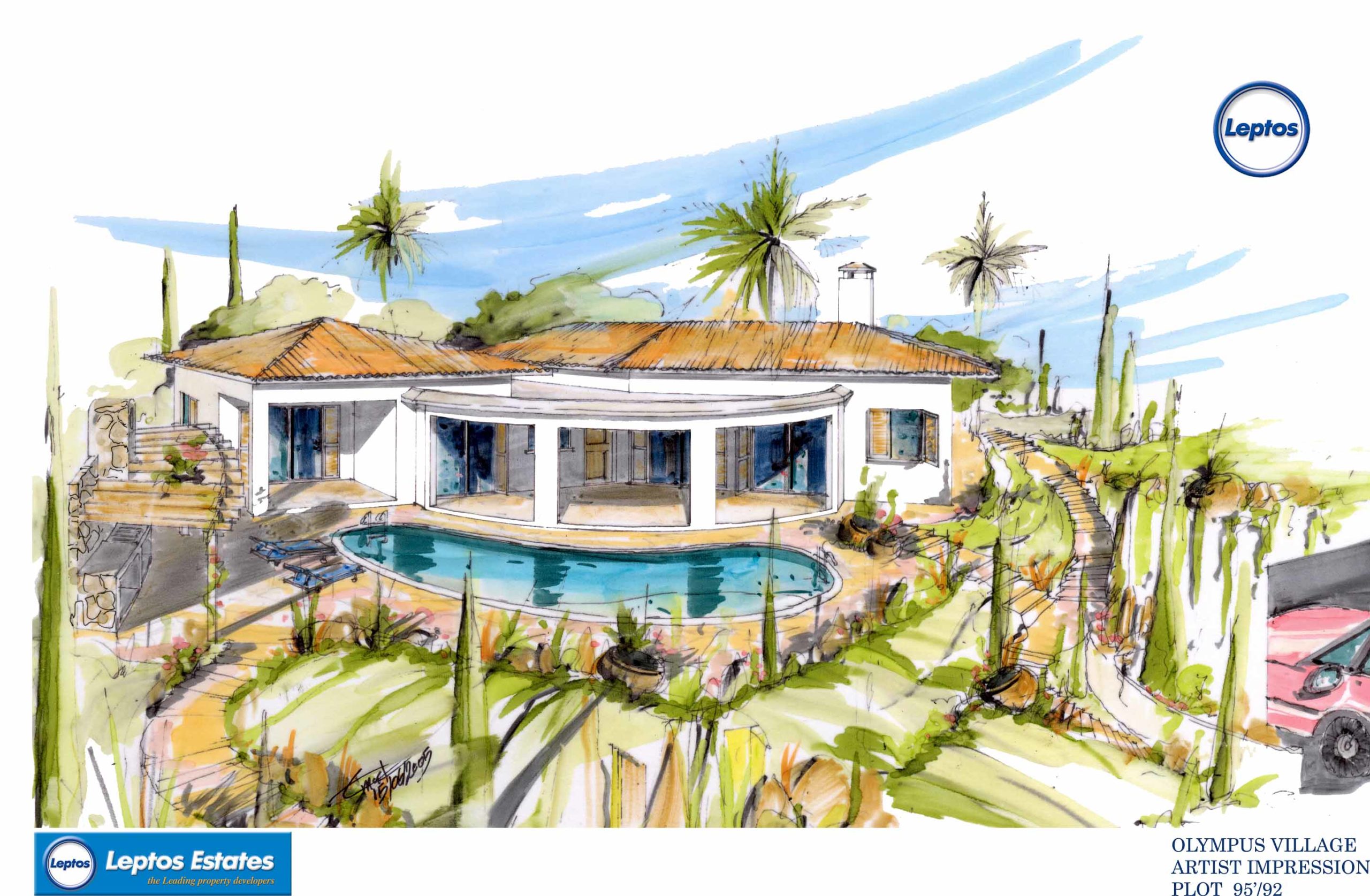 Image of Villa - 5 Bedrooms - 4 Bathrooms for Sale in Paphos-Cyprus, Image 1